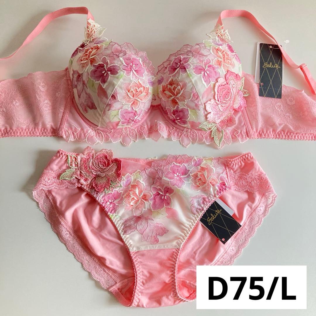 サルート　ベトナムの花嫁　D75/L　PI　06　脇高ブラ　ノーマルショーツ