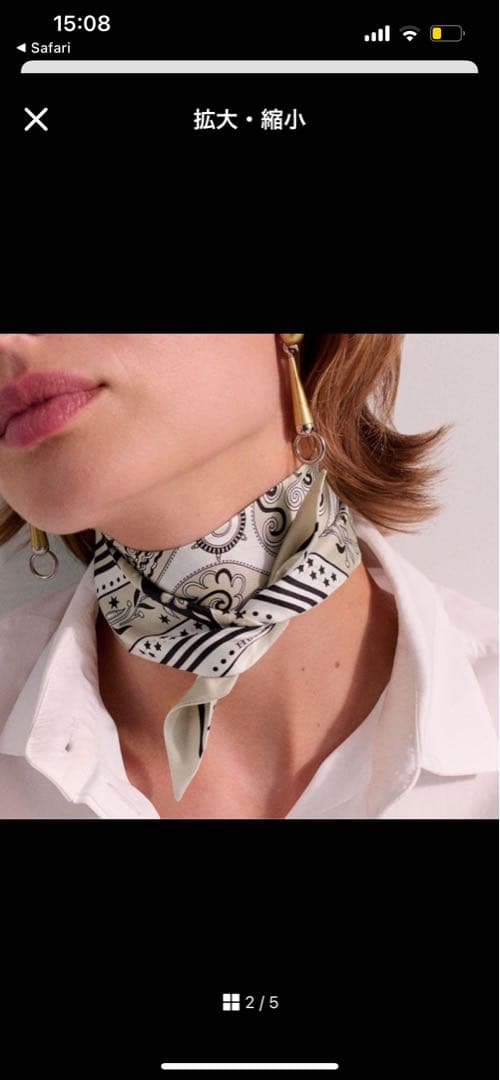 新品未使用　《アマゾンの祭典・バンダナ》エルメスツイリー