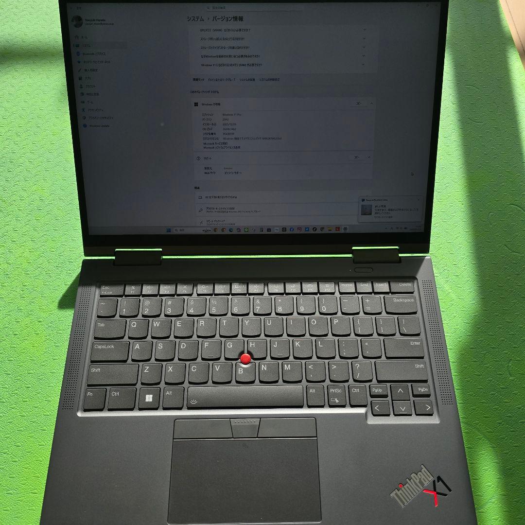 f*t様 Lenovo ThinkPad X1Yoga Gen8 16G/512
