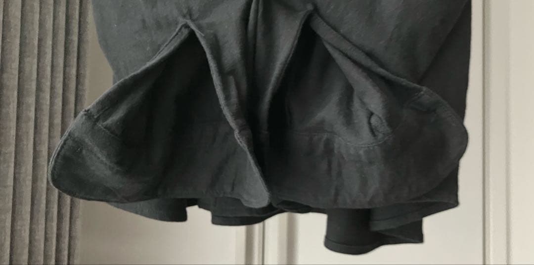 COMOLI 25SS ジャージ コモリシャツ サイズ1 ブラック