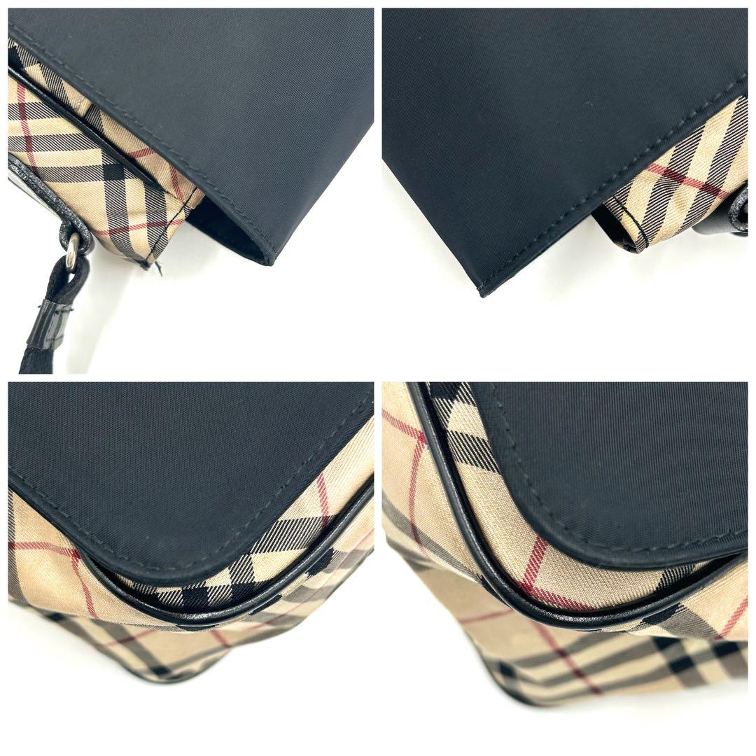 バーバリー　ノバチェック　ショルダーバッグ　メッセンジャーバッグ