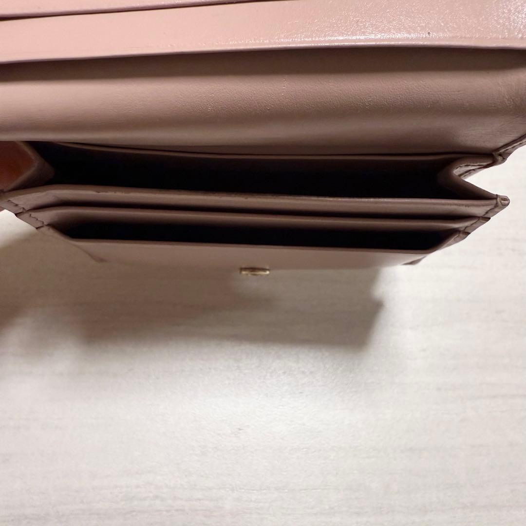 GUCCI ピンク 二つ折り財布 GG カードケース