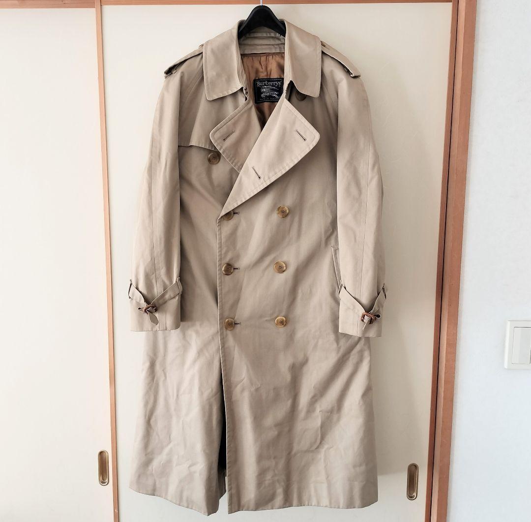 80s BURBERRY バーバリー イングランド製 トレンチコート