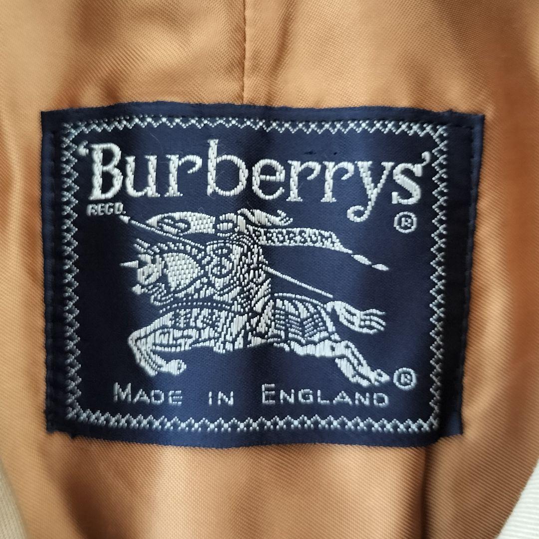 80s BURBERRY バーバリー イングランド製 トレンチコート