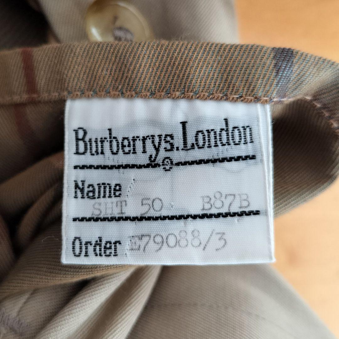 80s BURBERRY バーバリー イングランド製 トレンチコート