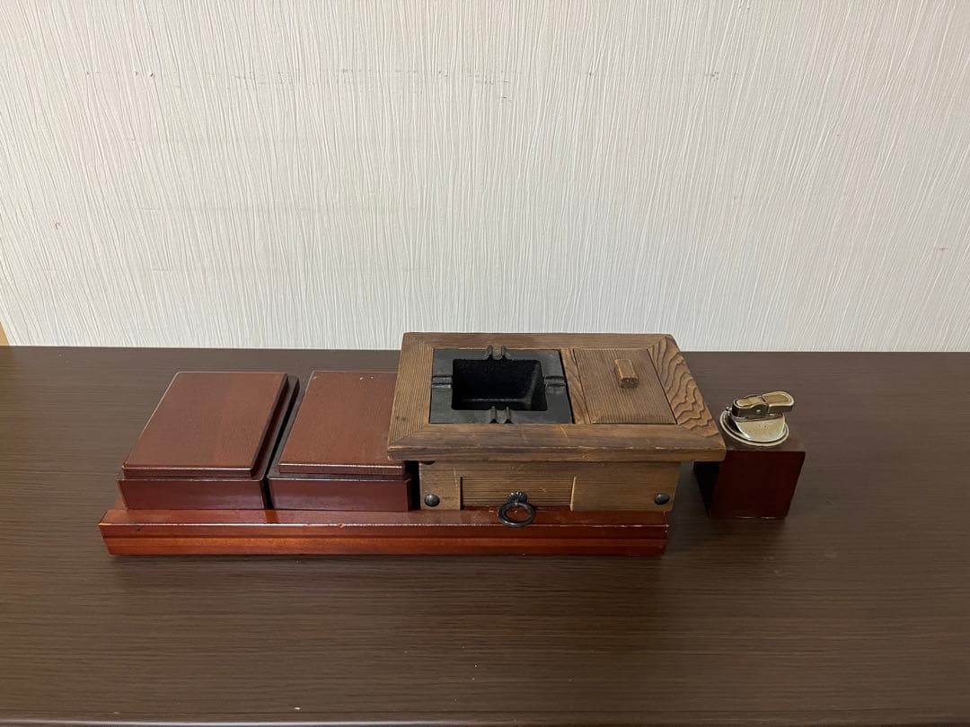 お値段相談可◎ 灰皿　レトロ　インテリアにも♪ アンティーク　煙草盆　昭和