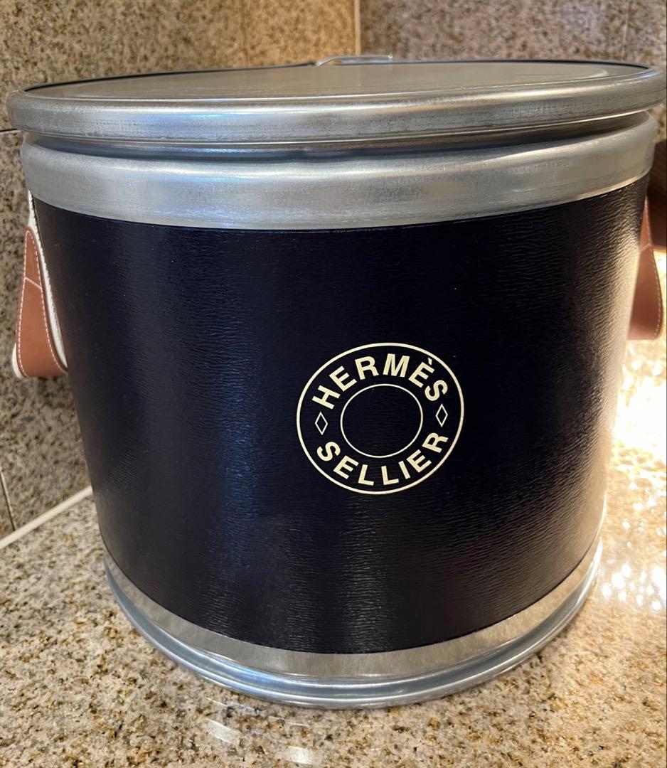 HERMES エルメス SADDLE BOX サドルボックス インテリア 馬具缶