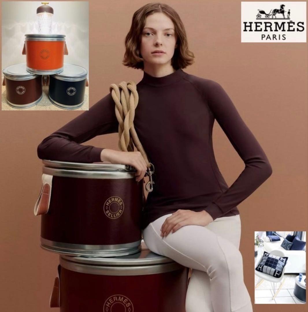HERMES エルメス SADDLE BOX サドルボックス インテリア 馬具缶