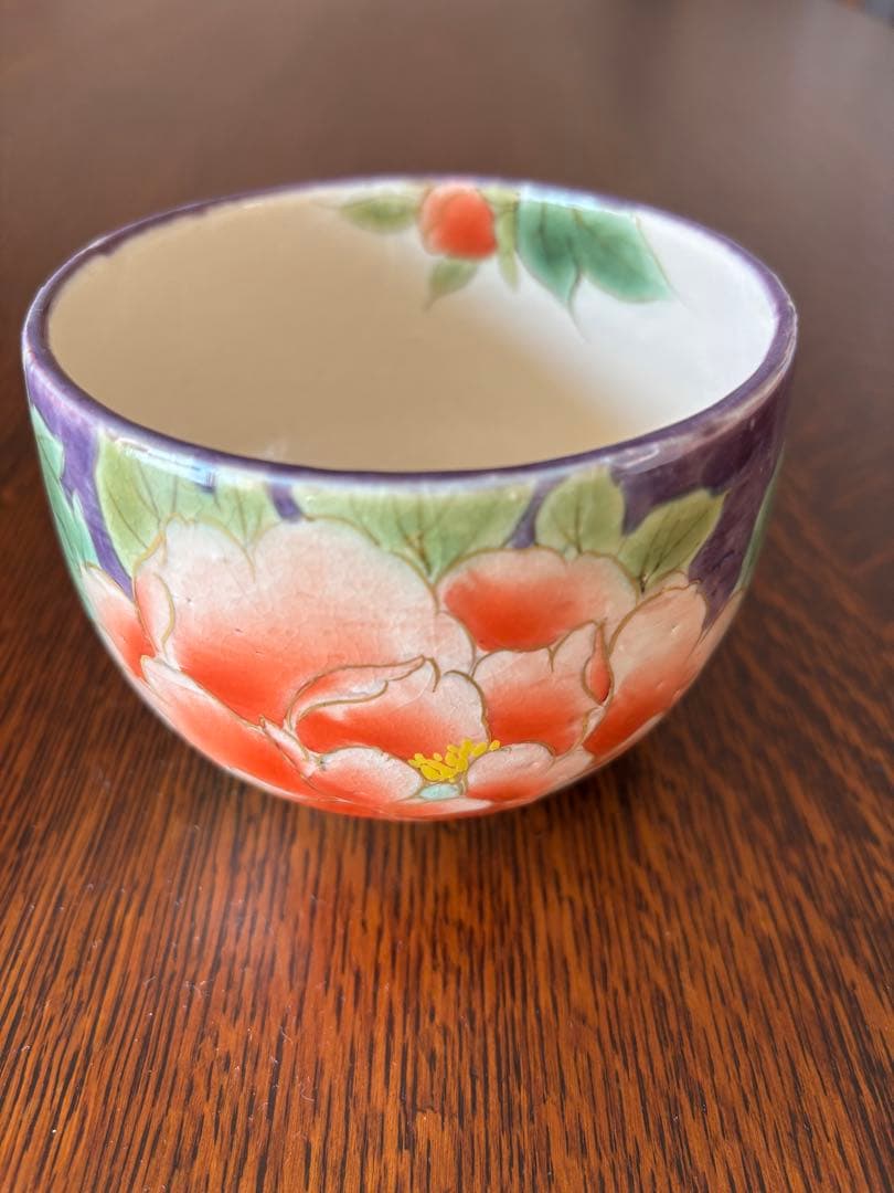 京焼　清水焼　蓋付き飯椀3個セットA