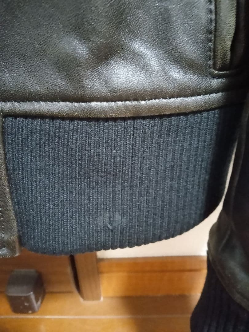 リチウムオム　シープスキン　ボンバージャケット　46サイズ