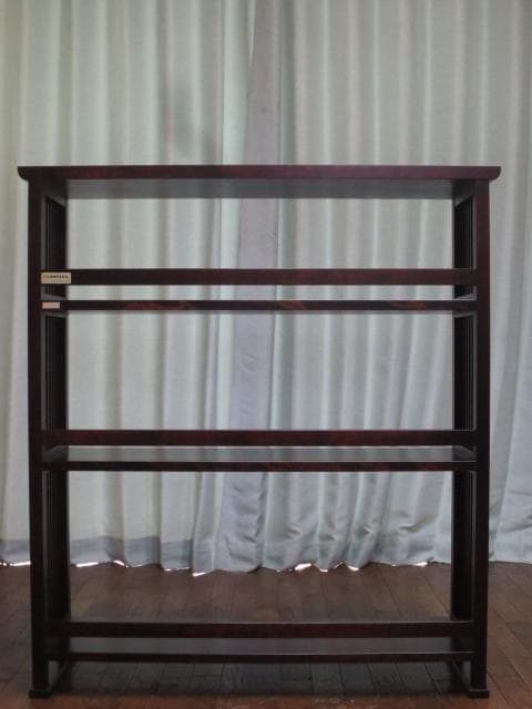 北海道民芸家具 樺 無垢材 HM117 格子 書棚/本棚/飾り棚/クラインテリア