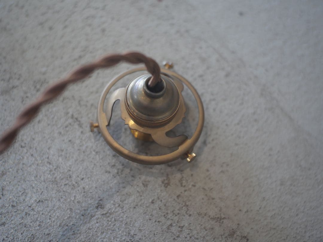 ②アトリエ　ライト　ペンダント　照明　ランプ　古道具　アンティーク　昭和レトロ