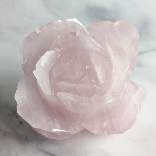 【特別価格】✧ローズクォーツ ビッグローズ 薔薇 【C】✧