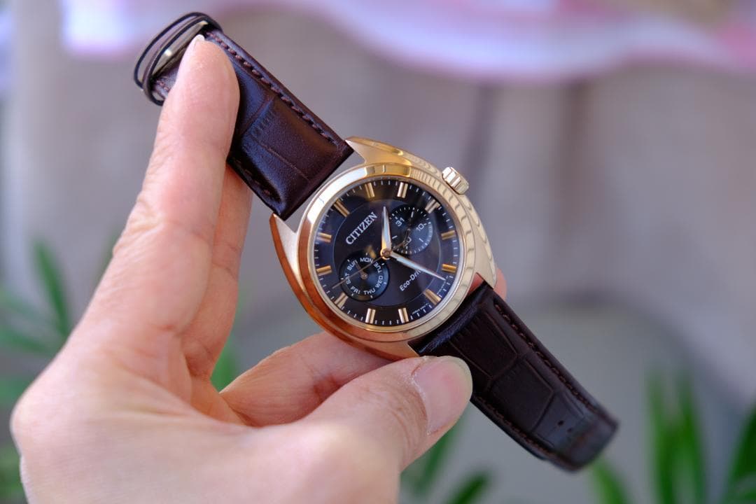 CITIZEN BU4013-07H eco drive Gold 美品