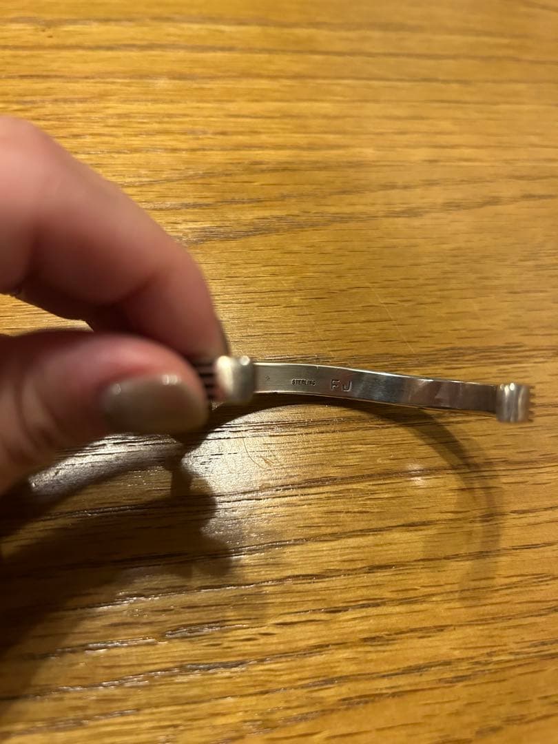 ナバホFrancis Jonesフランシスジョーンズ エッジプレートブレスレット