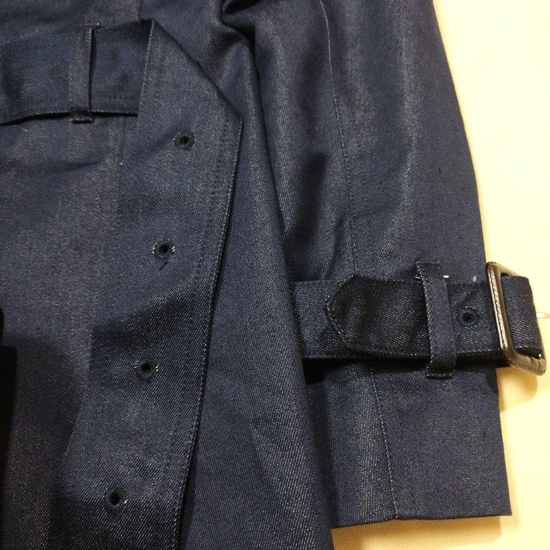 ユニオンステーション by メンズビギ　デニムダブルトレンチハーフコート　紺　F
