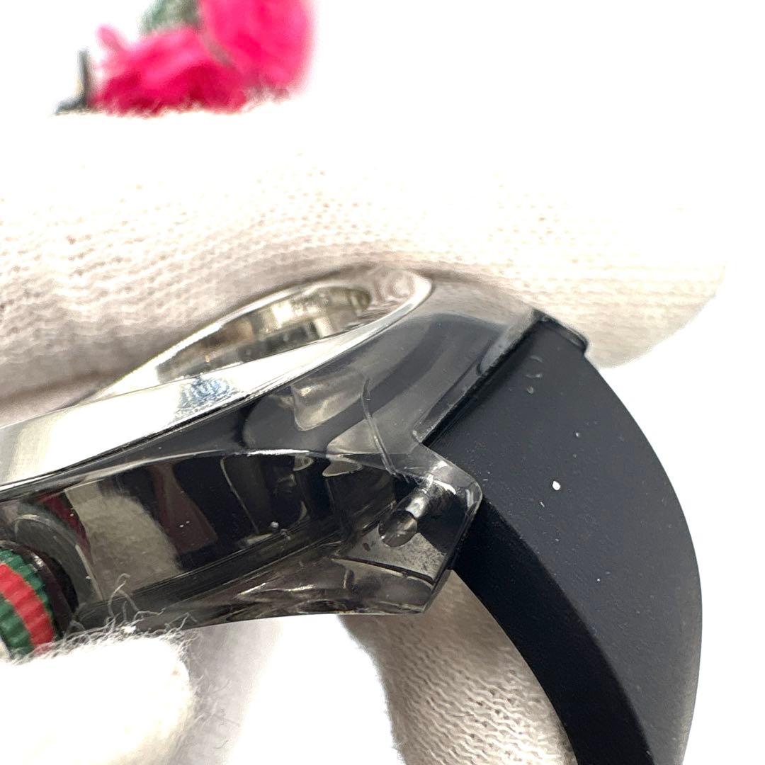 【新品電池&ベルト】GUCCI シンク 137.3 レディース 時計 デイト