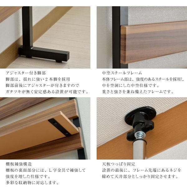 《新品・送料無料》90幅デスク+つっぱり伸縮パネル 2点セット