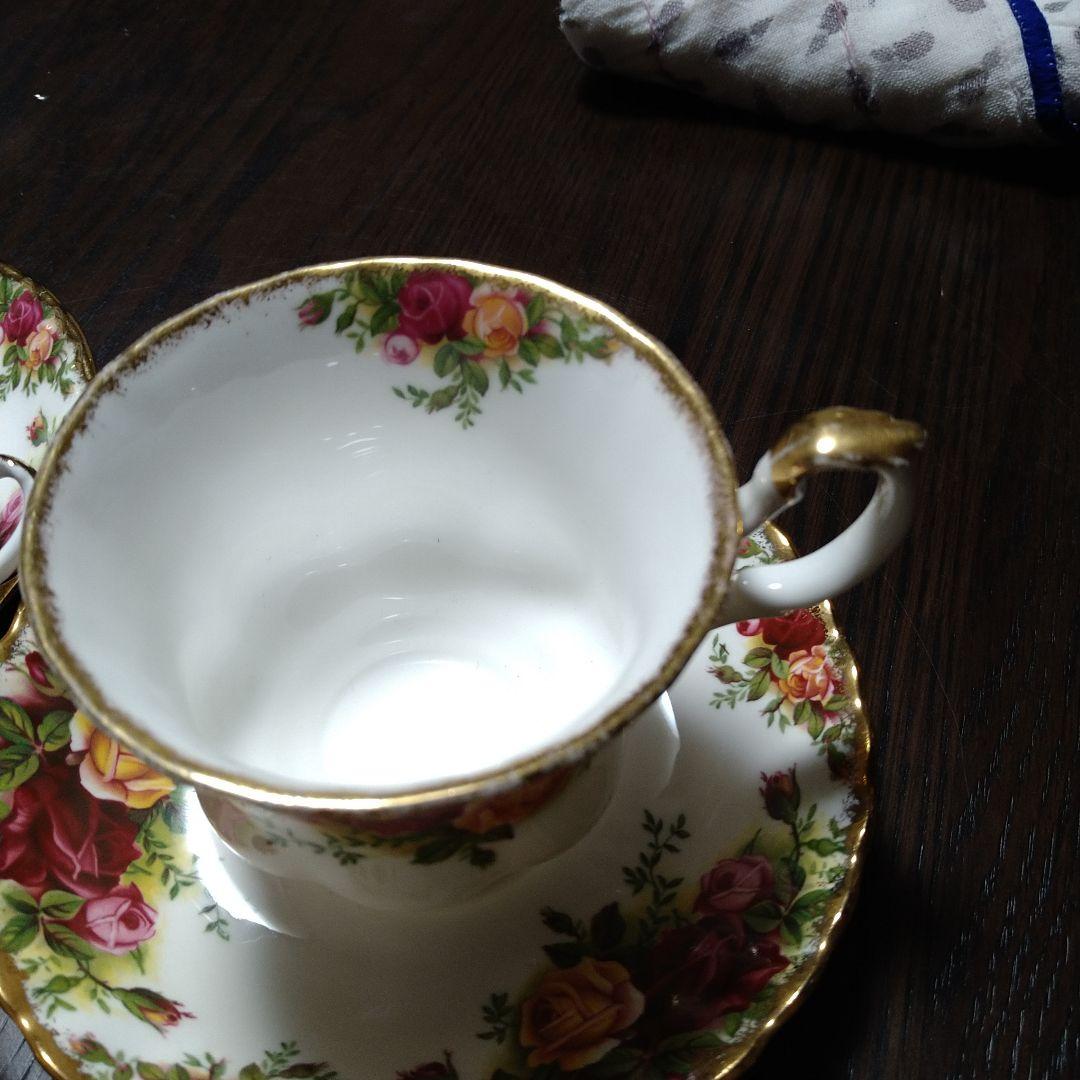 ♥最終値下げ♥美品♥廃盤品♥ロイヤルアルバートオールドカントリーローズ８客