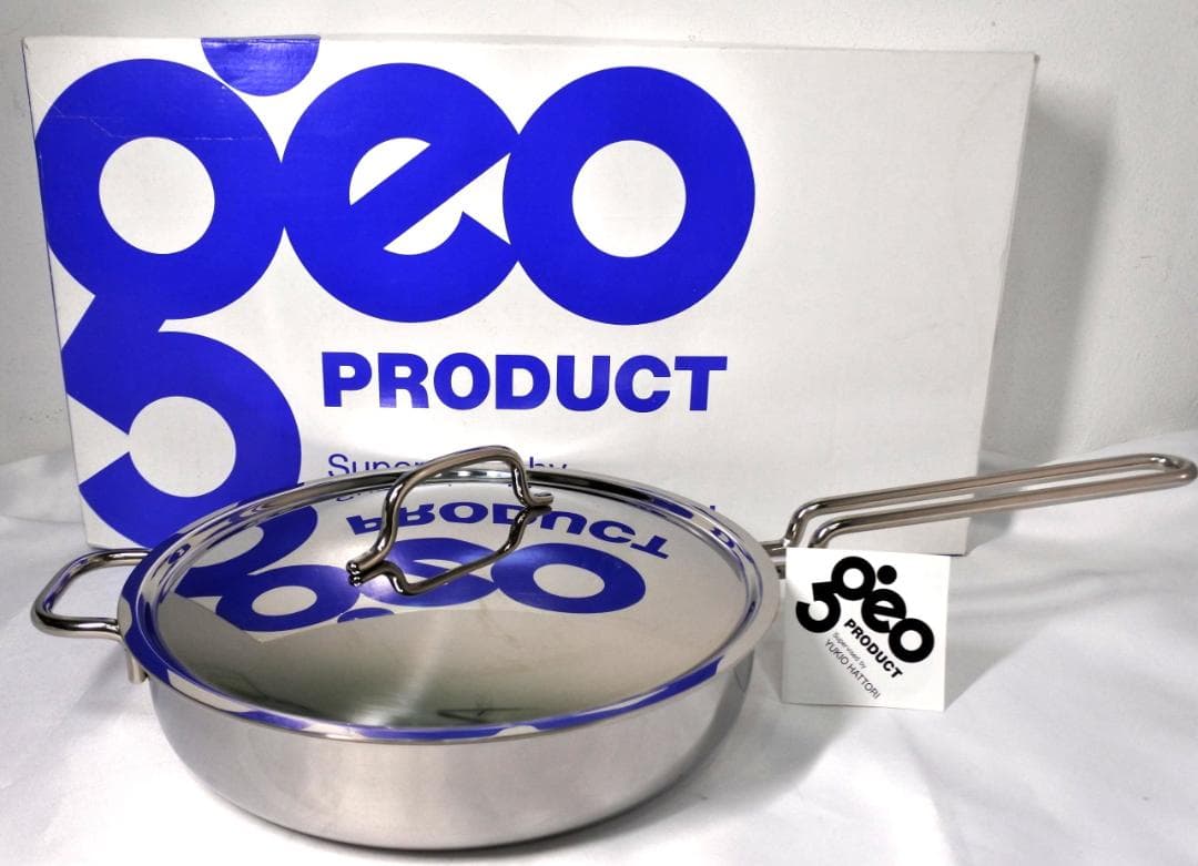 未使用 ジオ・プロダクト ソテーパン 25㎝ GEO-25ST 宮崎製作所
