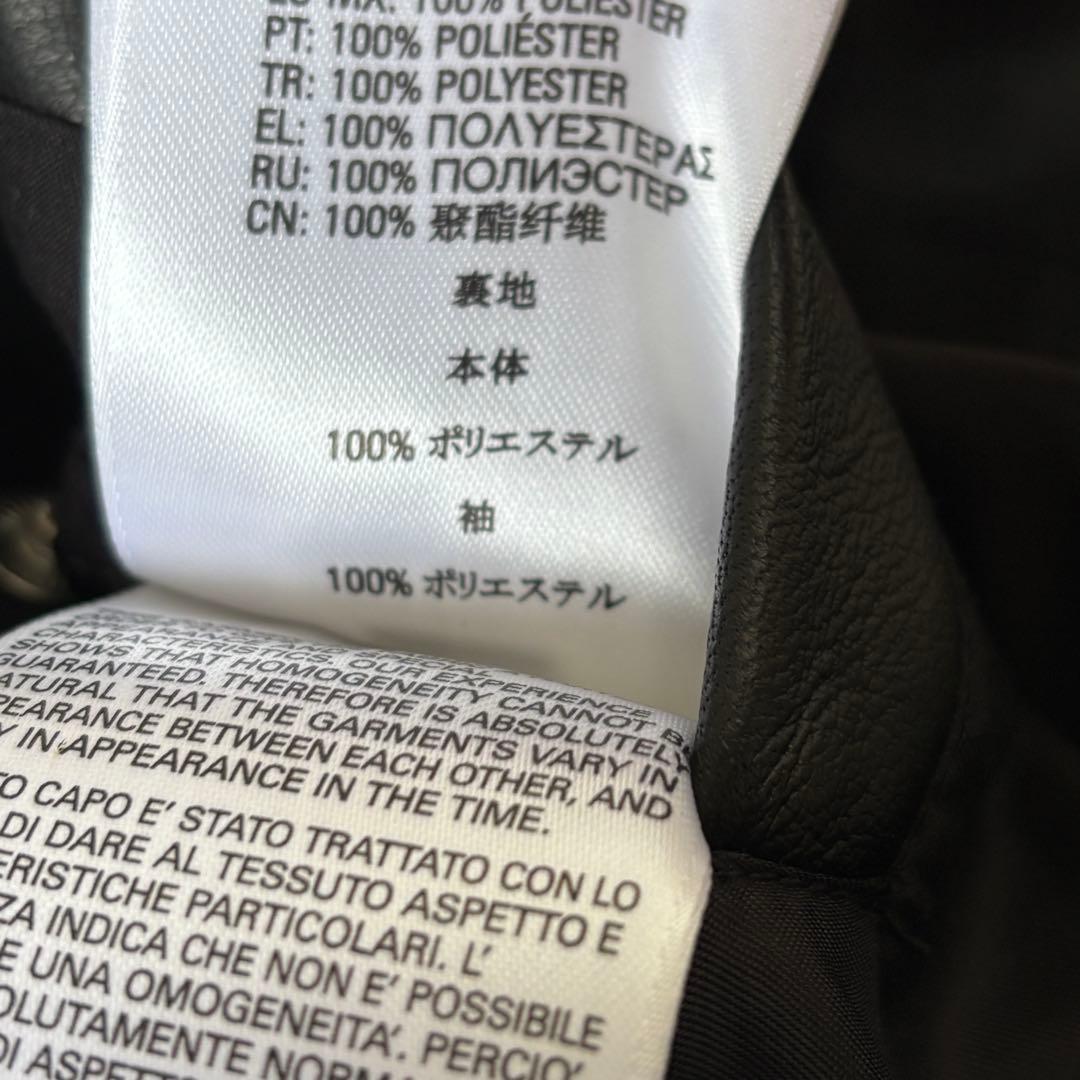 DIESEL レザージャケット XLサイズ ライダース シープスキン ブラック