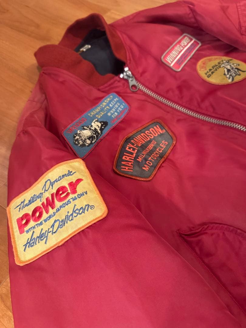 90s MA-1 Harley-Davidsonフライトジャケット