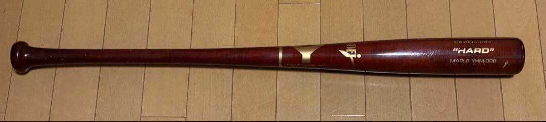 YANASE木製バット 84.5cm約890g ハードメイプル