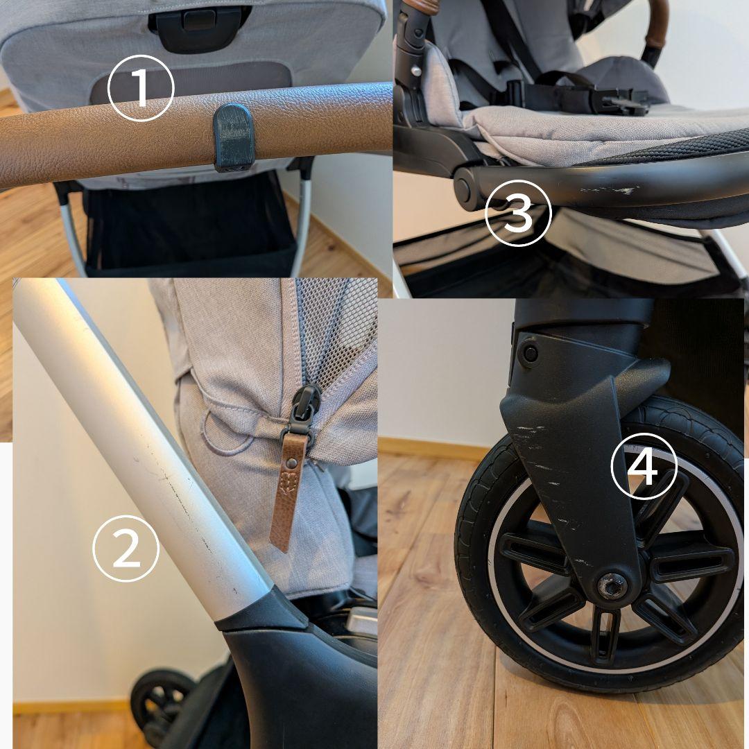 【美品】nunaヌナ ベビーカー TRIVトリヴ