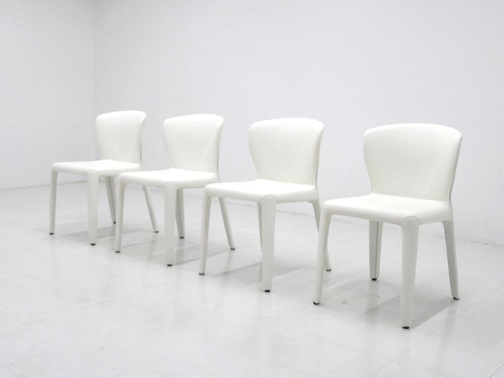 展示品　カッシーナ　総本革　レザー　オラチェア　4脚セット　モダン　高級