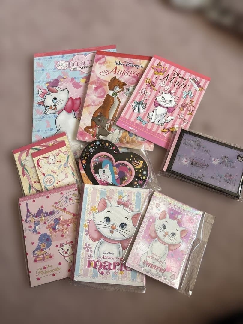 ディズニー マリーキャット メモ帳 9冊セット