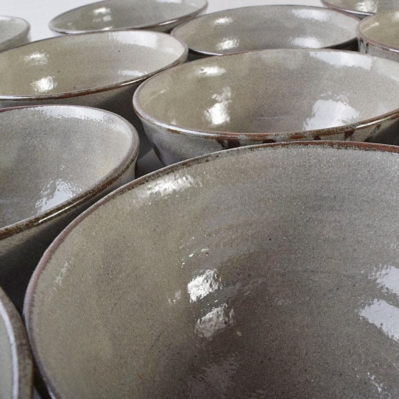 茶道具　福森研晃造　唐津焼　絵唐津　数茶碗　二十客　共箱　V　R8570H