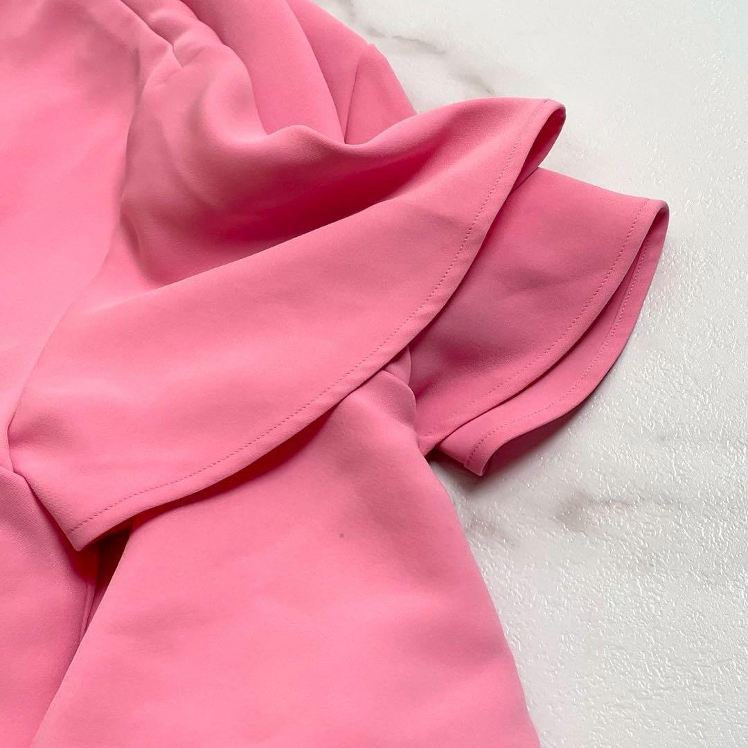 極美品✨YOKO CHAN ティアードラッフルブラウス バックジップ カットソー