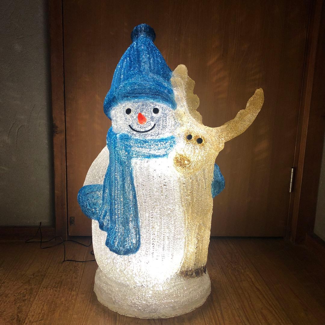 孝四郎☆スノーマンとトナカイのイルミネーション