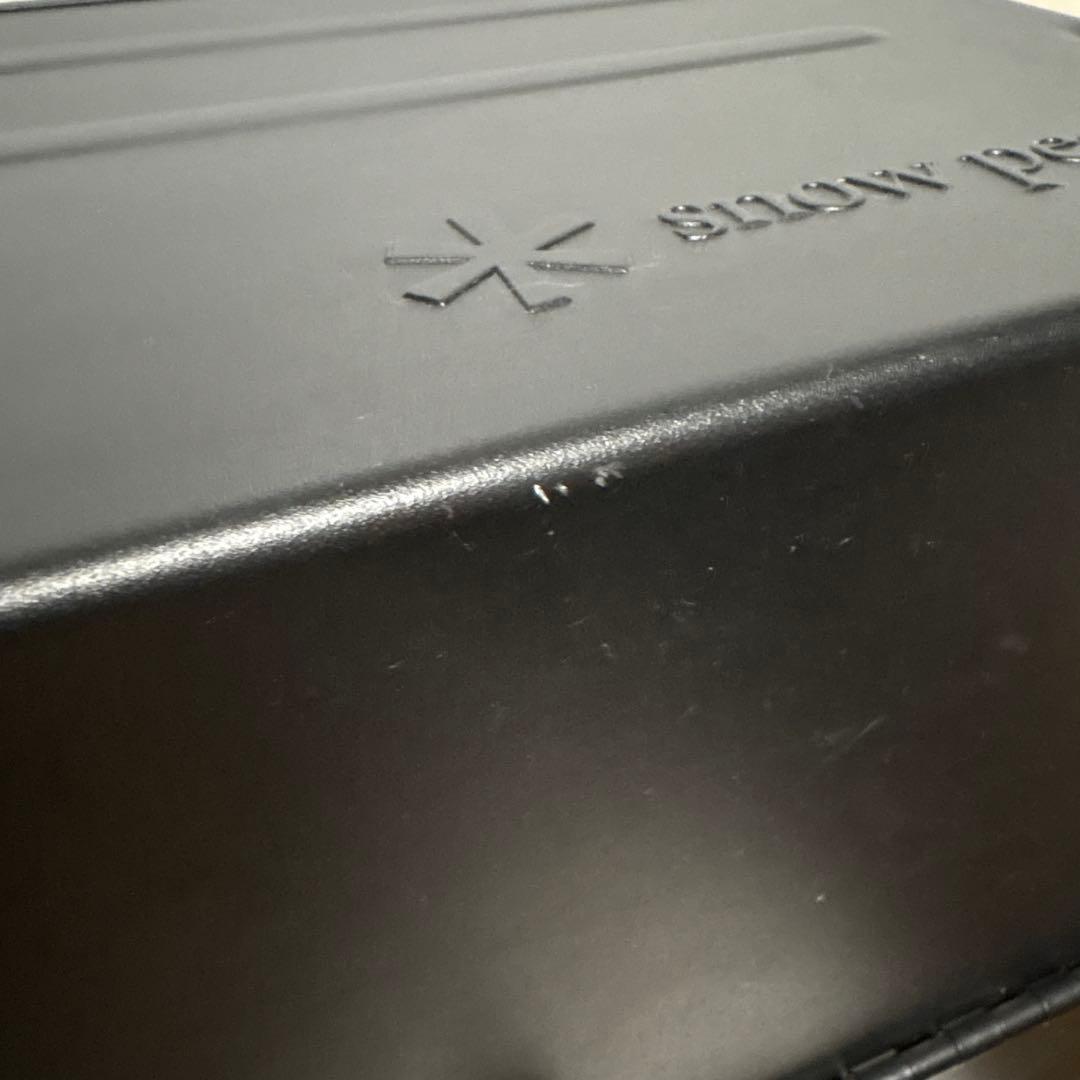 スノーピーク　シェルフコンテナ25 ブラック