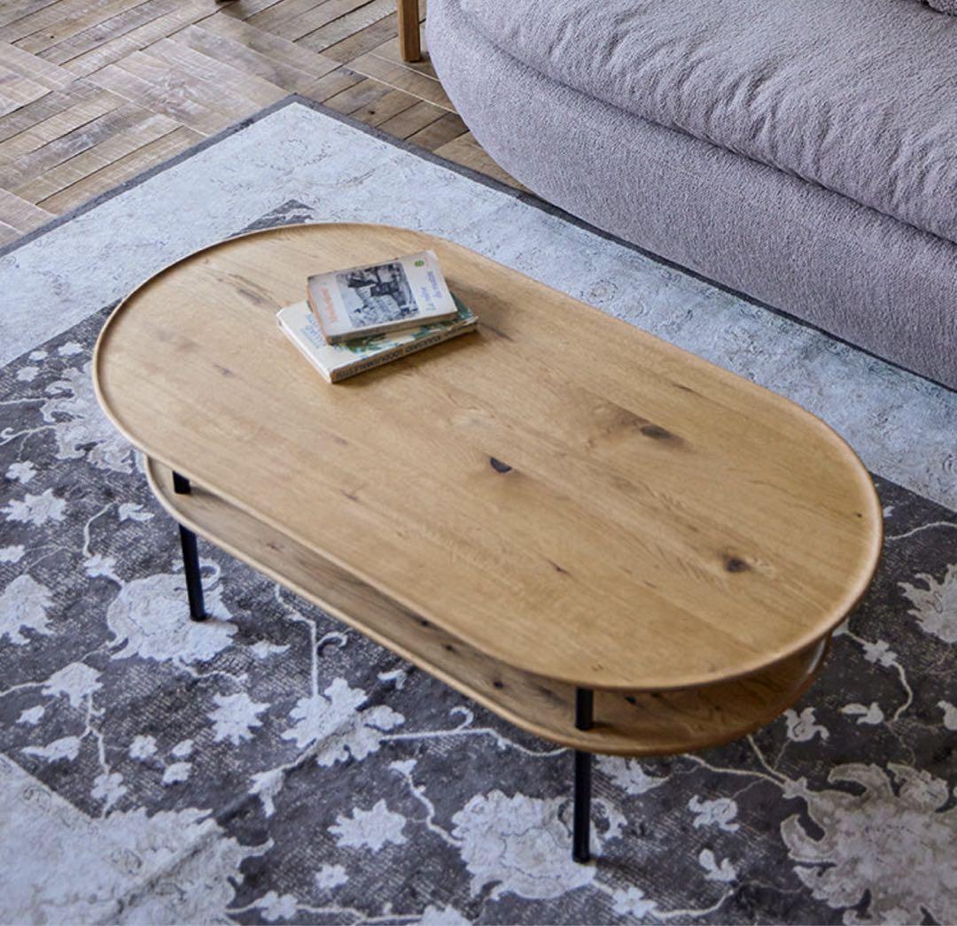 サーボ リビングテーブル 楕円タイプ crash gate クラッシュゲート