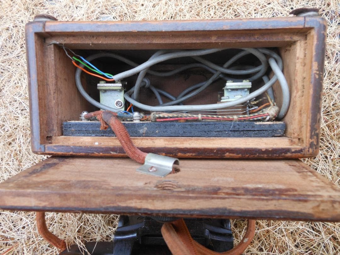 アンティーク　電話機　インターフォン　英国製　ディクトグラフ電話システム