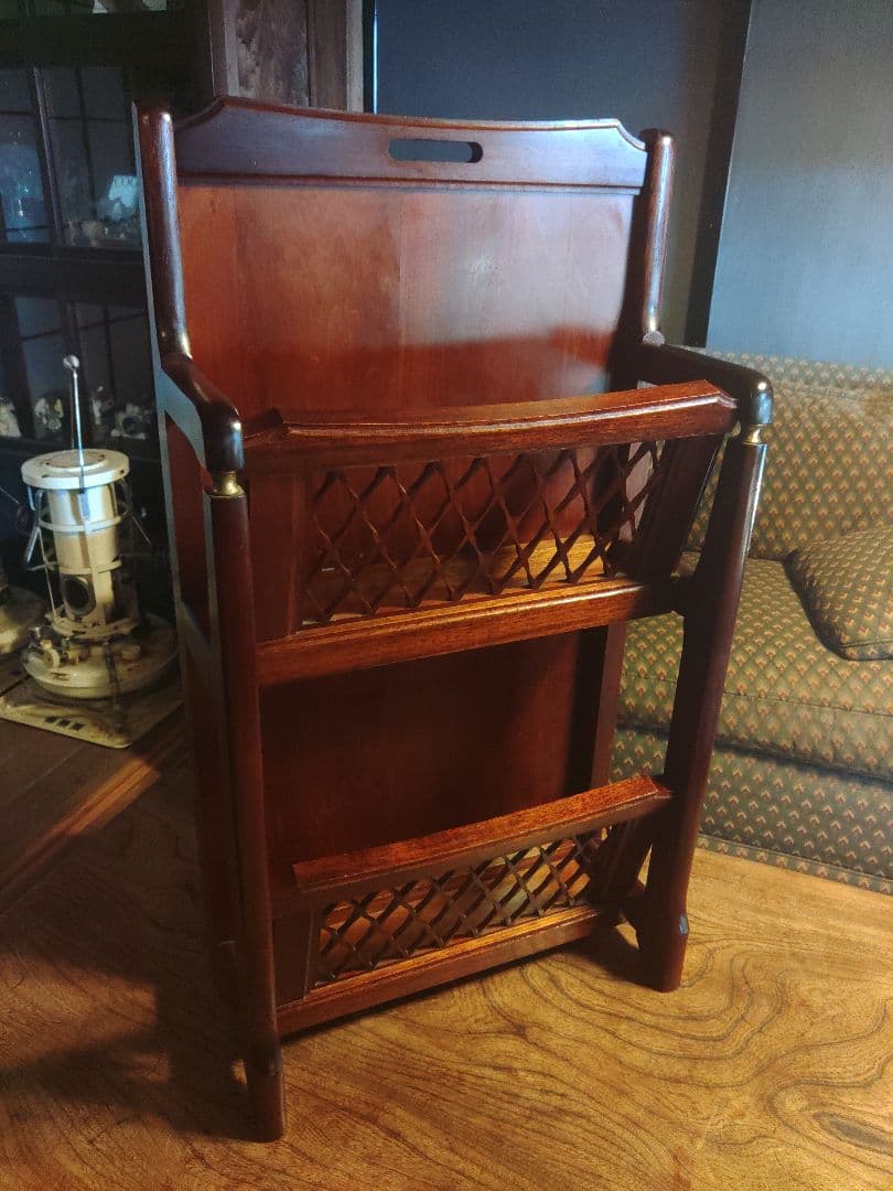 希少　koizumi ウッドラック　格子　コイズミ　アンティーク　ヴィンテージ