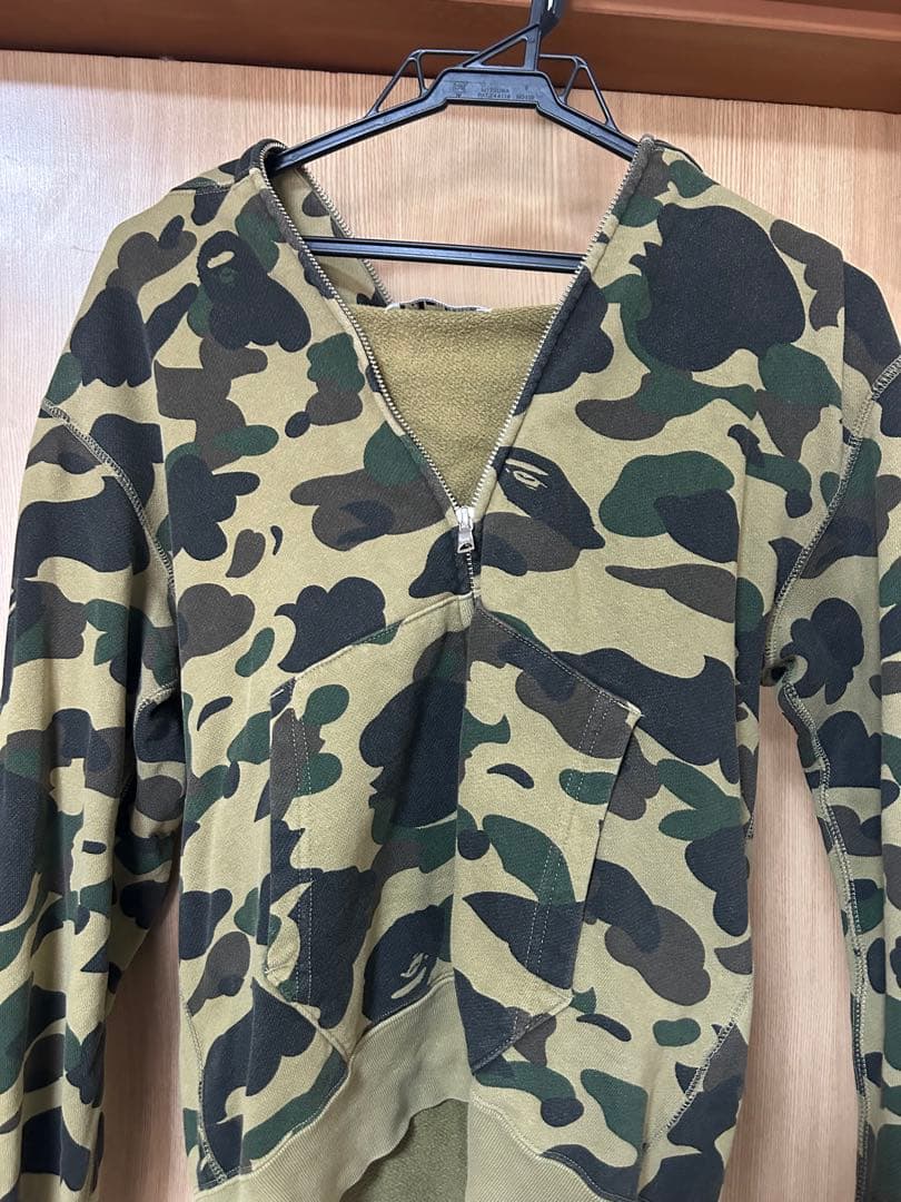 bape shark full zip up hoodie シャークパーカー