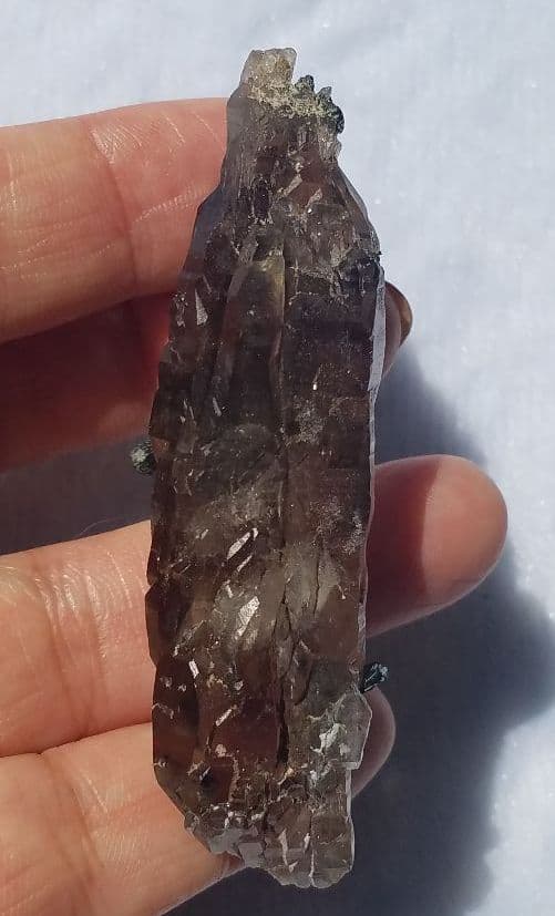 スイス産　スモーキークォーツ&アイアンローズ