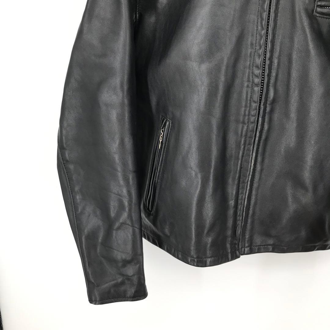 Schott 643　ライダースジャケット　42　ブラック　牛革