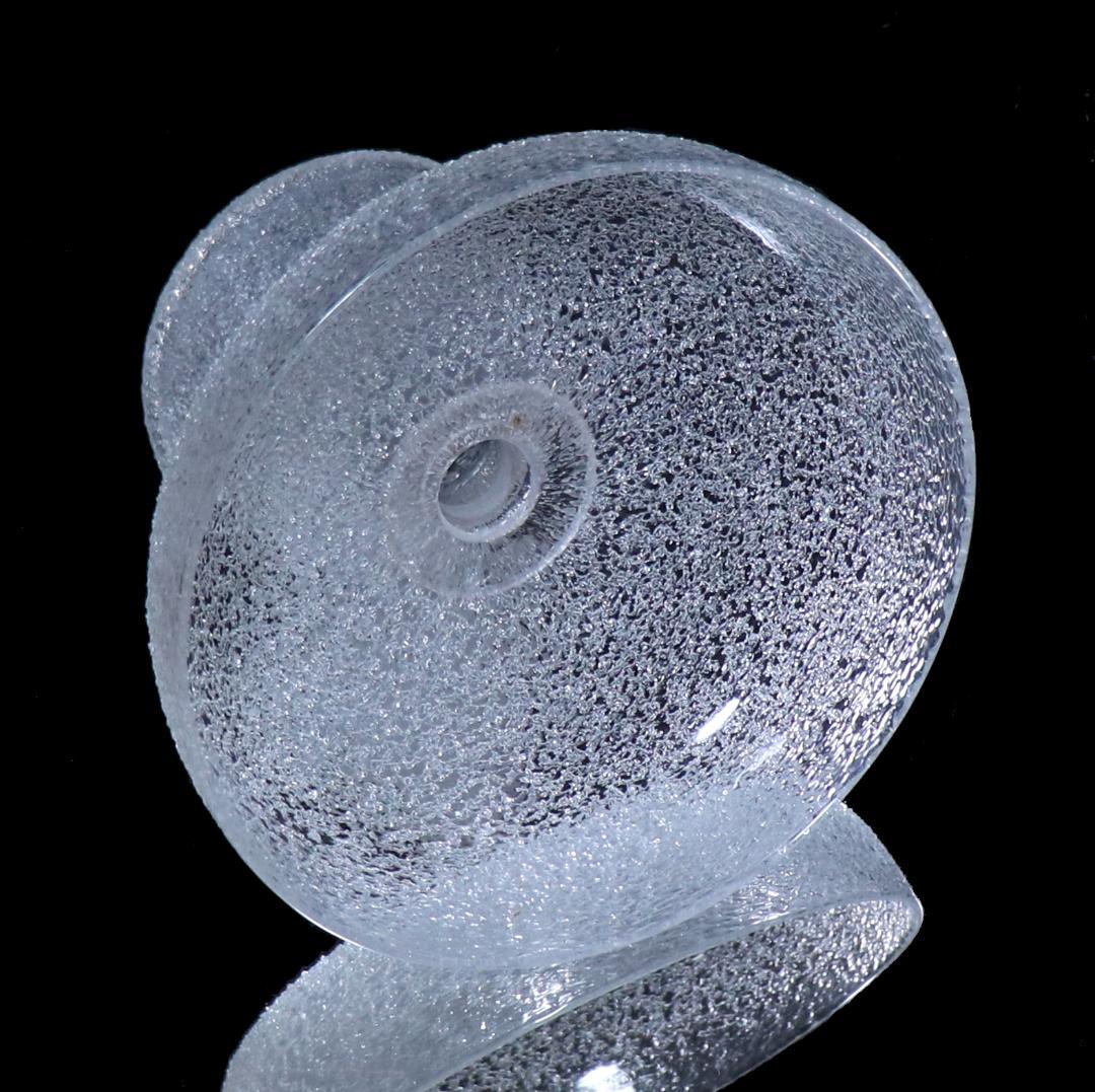 オールド・バカラ 明治大正期 春海商店特注品 大型 氷硝子高台皿 美術器 うつわ