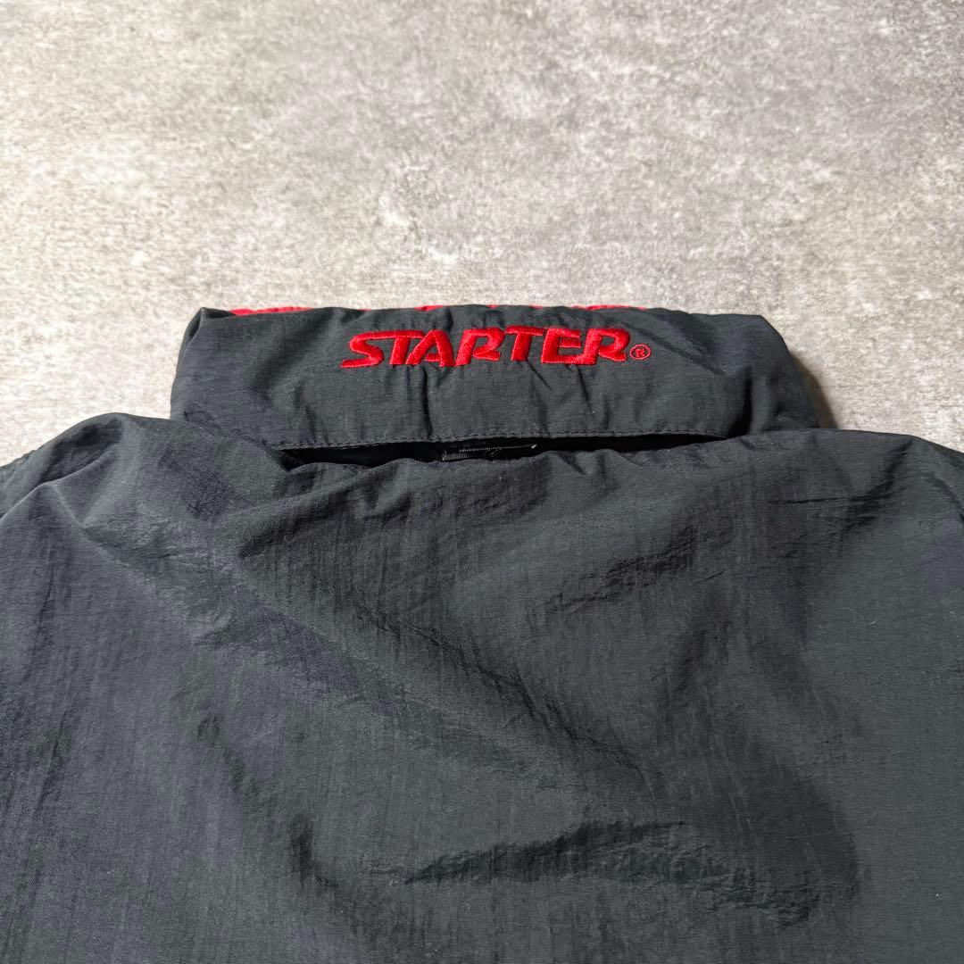 00s NBA スターター Bulls XL ハーフジップパーカー