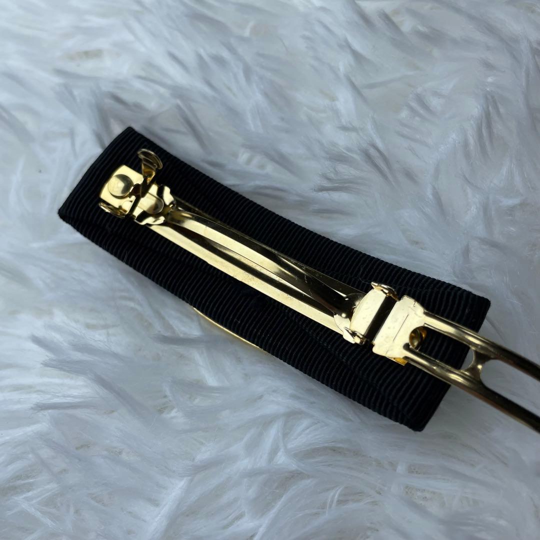 【美品】フェラガモ Ferragamo バレッタ ヴァラリボン リボン 黒