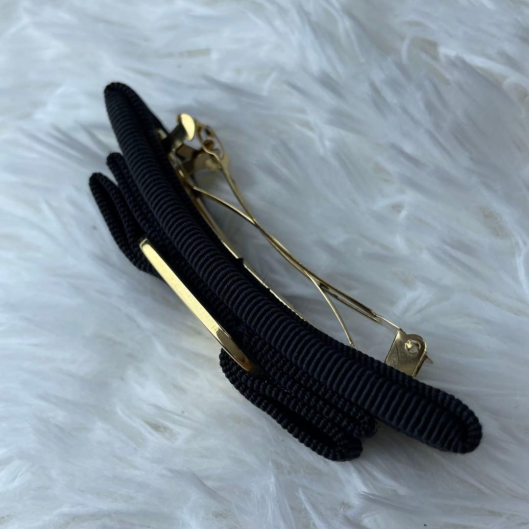 【美品】フェラガモ Ferragamo バレッタ ヴァラリボン リボン 黒