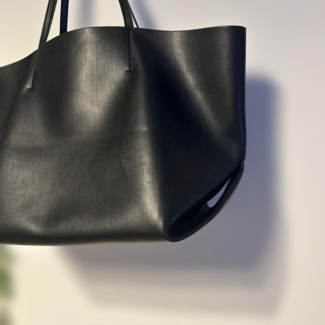 【未使用】&MyuQ アンドミューク　TOTE BAG トート　ブラックA4