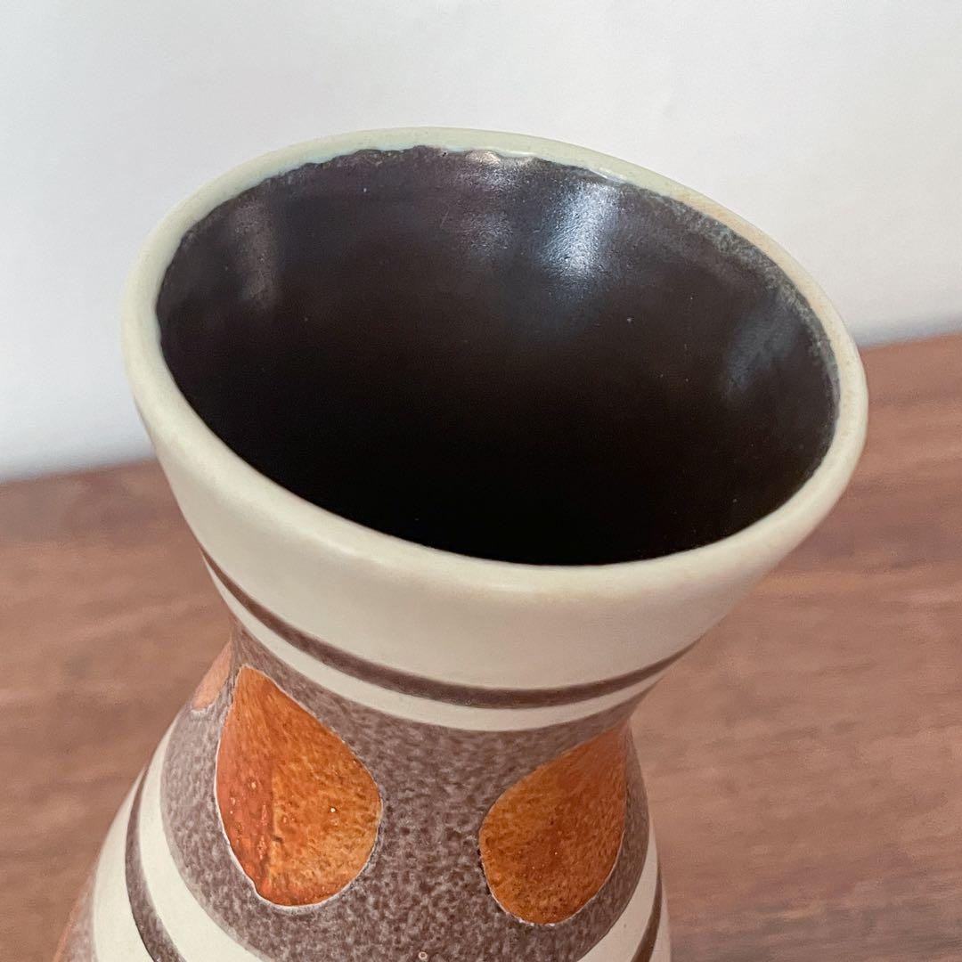 【東ドイツ Haldenslebenの花瓶】ミッドセンチュリー 293