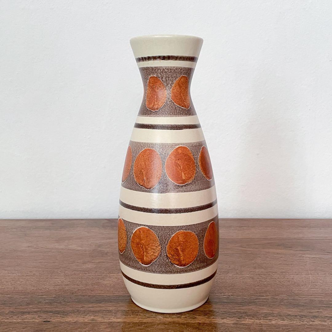 【東ドイツ Haldenslebenの花瓶】ミッドセンチュリー 293