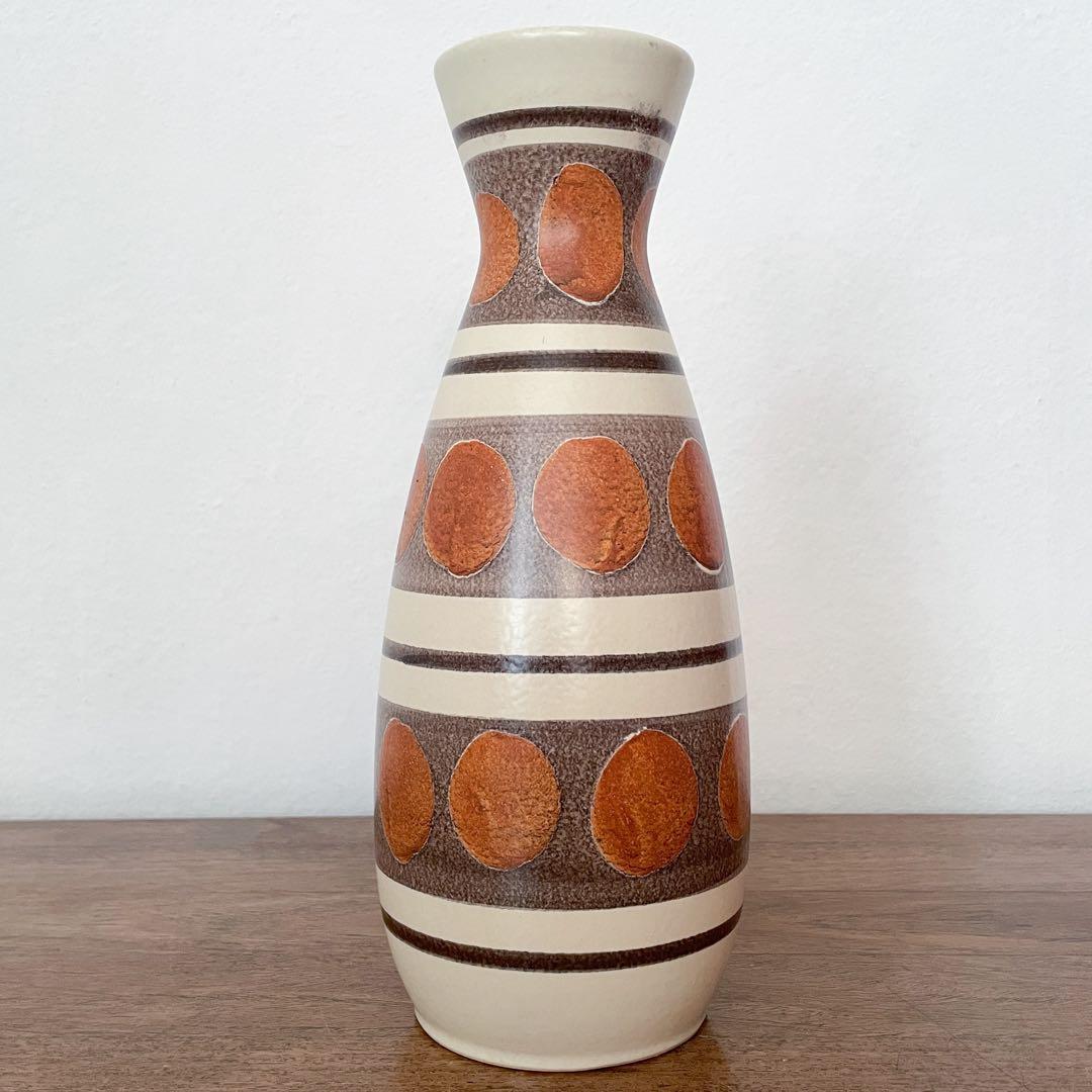 【東ドイツ Haldenslebenの花瓶】ミッドセンチュリー 293