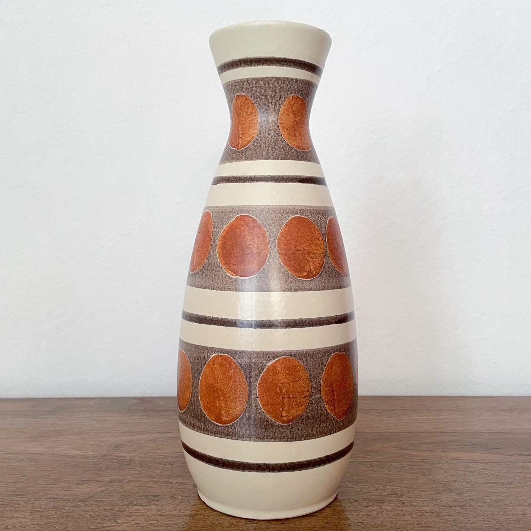 【東ドイツ Haldenslebenの花瓶】ミッドセンチュリー 293