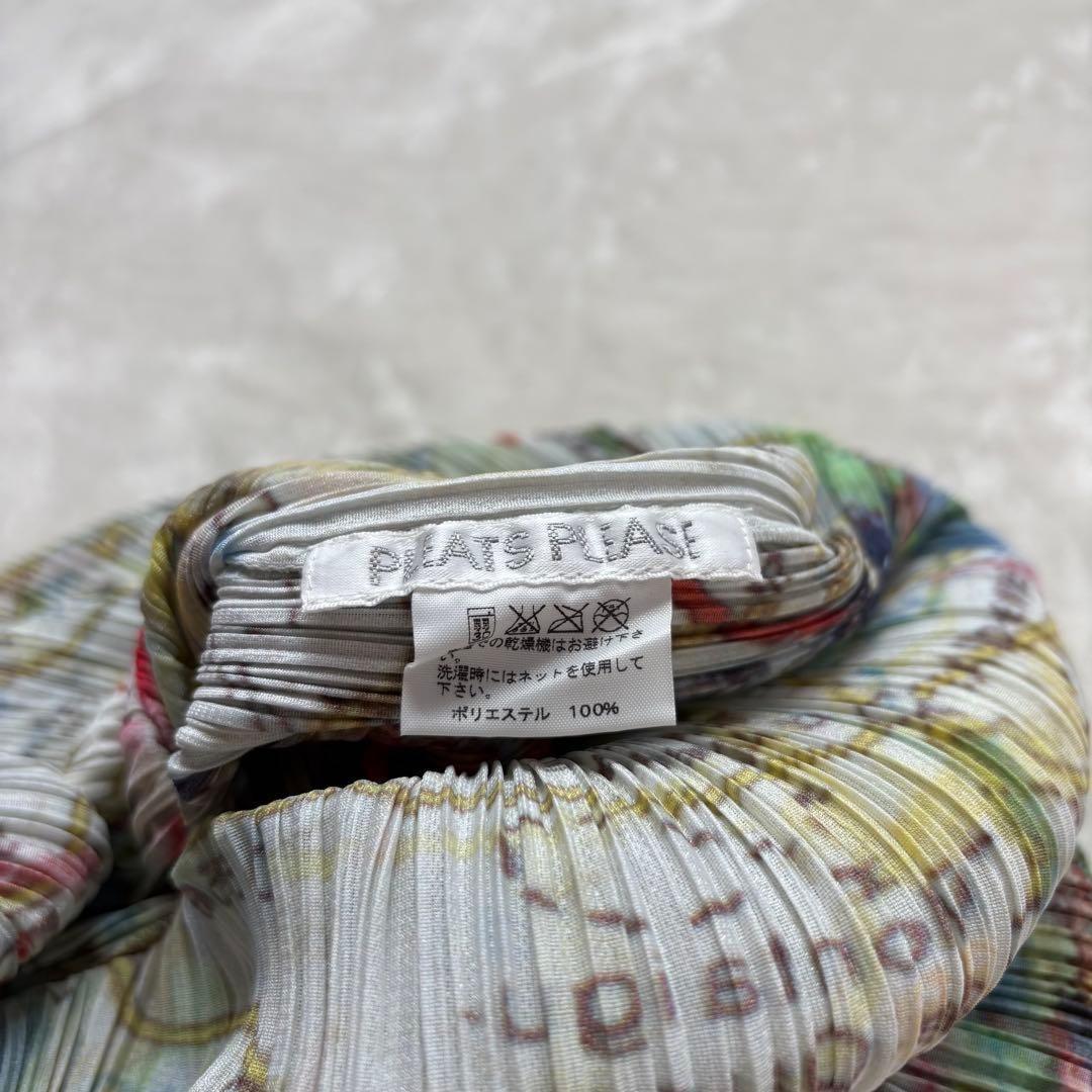 希少・未使用級　PLEATS PLEASE 地図　Map柄　マキシ丈　ワンピース